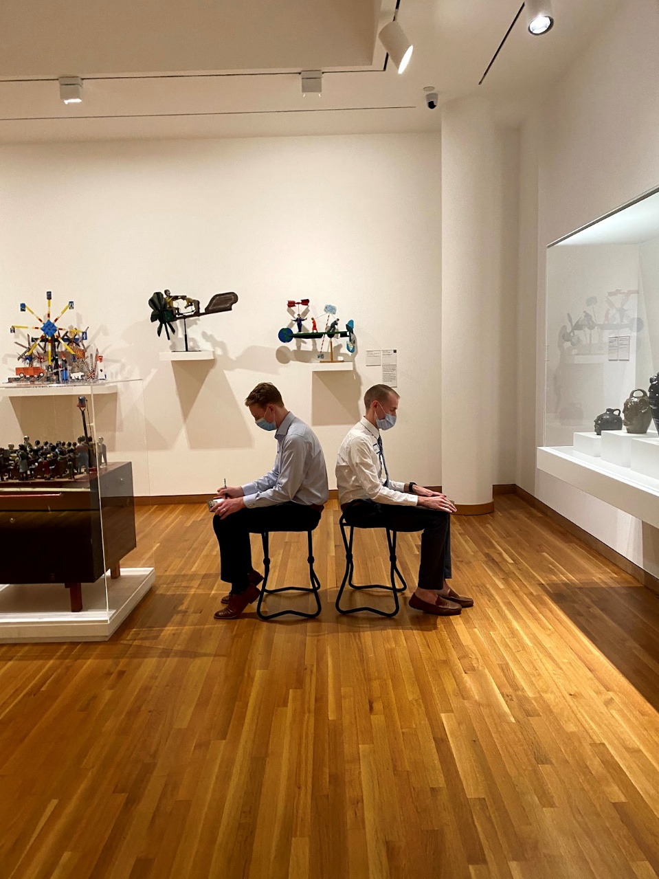 Back-to-back drawing - Arts-based Health Education at Emory